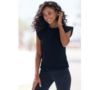 LASCANA T-Shirt Damen schwarz Gr.36/38