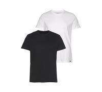 T-Shirt LEE Gr. 4XL, schwarz-weiß (schwarz, weiß) Herren Shirts (26599610-4XL) schwarz, weiß