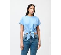 LeGer by Lena Gercke Tessy T-Shirt - Kurzarm Tshirt Damen mit Knotendetail - lockere Passform - Oberteil aus Baumwolle - Mode für Damen - Gr. 34-54