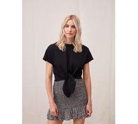 LeGer Tessy T-Shirt - Kurzarm Tshirt Damen mit Knotendetail - lockere Passform - Oberteil aus Baumwolle - Mode für Damen - by Lena Gercke - Gr. 34-100