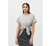 LeGer Tessy T-Shirt - Kurzarm Tshirt Damen mit Knotendetail - lockere Passform - Oberteil aus Baumwolle - Mode für Damen - by Lena Gercke - Gr. 34-63