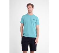 LERROS Baumwoll-T-Shirt mit bequemem Rundhalsausschnitt und Print - Reef Blue M