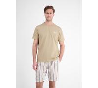 LERROS Baumwoll-T-Shirt mit bequemem Rundhalsausschnitt und Print - Gravel Beige XL