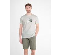 LERROS Baumwoll T-Shirt mit Motiv-Print und bequemem Rundkragen - Broken White M