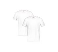 T-Shirt LERROS "Doppelpack T-Shirt Rundhals in Premium Baumwollqualität", Herren, Gr. L, weiß, 100% Baumwolle, Rundhals, Shirts T-Shirt, Weiche Baumwolle, Rundhalsausschnitt, kurze Ärmel, hautfreundli