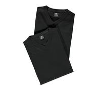 T-Shirt LERROS "Doppelpack T-Shirt, V-Neck in Premium Baumwollqualität", Damen, Gr. S, schwarz, 100% Baumwolle, Shirts T-Shirt (26245621-S) schwarz
