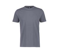T-Shirt LERROS, Herren, Gr. L (52), grau (rock grau), Single Jersey, Obermaterial: 100% Baumwolle, unifarben, regular fit hüftlang, Rundhals, abgesteppt, Shirts T-Shirt, im Basic-Look (89854969-L) roc