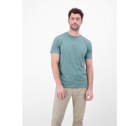 T-Shirt LERROS, Herren, Gr. L, arctic blau, Single Jersey, Obermaterial: 100% Baumwolle, unifarben, regular fit hüftlang, Rundhals, abgesteppt, Shirts T-Shirt, im Basic-Look (48670757-L) arctic blau