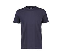 T-Shirt LERROS, Damen, Gr. S (48), blau (night blau), Single Jersey, Obermaterial: 100% Baumwolle, normal hüftlang, Rundhals, eingesetzt abgesteppt, Shirts T-Shirt, im Basic-Look (79780453-S) night bl