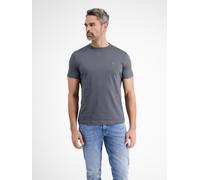 T-Shirt LERROS "LERROS Klassisches Rundhals T-Shirt", Herren, Gr. 3XL, grau (rock grau), 100% Baumwolle, Shirts T-Shirt (66614363-XXXL) rock grau