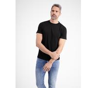 T-Shirt LERROS "Klassisches Rundhals T-Shirt", Herren, Gr. XL, schwarz, 100% Baumwolle, Shirts T-Shirt (39929148-XL) schwarz