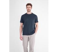 T-Shirt LERROS "Legeres T-Shirt mit Rundkragen aus reiner Baumwolle", Herren, Gr. L, classic navy, Shirts T-Shirt (11209610-L) classic navy
