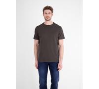 T-Shirt LERROS "Legeres T-Shirt mit Rundkragen aus reiner Baumwolle", Herren, Gr. XXL, timber braun, Shirts T-Shirt (35514524-XXL) timber braun