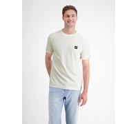 T-Shirt LERROS "LERROS Herren T-Shirt in Waffel-Piqué", Herren, Gr. XL, weiß (broken weiß), 100% Baumwolle, Rundhals, Shirts T-Shirt (41231843-XL)