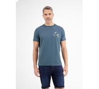 T-Shirt LERROS "LERROS Herren T-Shirt in weicher Jerseyqualität", Damen, Gr. L, blau (crispy blau), 100% Baumwolle, Rundhals, Shirts T-Shirt (92903043-L)