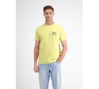 T-Shirt LERROS "LERROS Herren T-Shirt in weicher Jerseyqualität", Damen, Gr. XXL, gelb (faded gelb), 100% Baumwolle, Rundhals, Shirts T-Shirt (20752762-XXL)