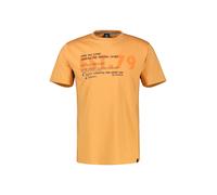 T-Shirt LERROS "LERROS T-Shirt mit Brustprint, Grosse Grössen", Herren, Gr. 5XL, dull peach, Shirts T-Shirt (83389719-5XL)