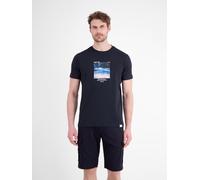 LERROS Sportliches T-Shirt mit Surfer-Motiv-Print, reine Baumwolle - Classic Navy L