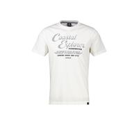 LERROS T-Shirt aus 100 % Baumwolle, große Größen - Broken White 3XL