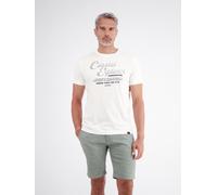 LERROS T-Shirt aus 100 % Baumwolle mit Brustprint - Broken White XXL