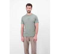 LERROS T-Shirt aus Baumwolle mit Print - Storm Grey XL