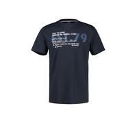 LERROS T-Shirt mit Brustprint, Grosse Grössen - Classic Navy 5XL