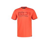 LERROS T-Shirt mit Brustprint, Grosse Grössen - Vivid Red 5XL