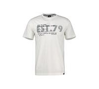 LERROS T-Shirt mit Brustprint, Grosse Grössen - Broken White 5XL
