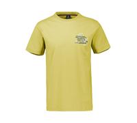 T-Shirt LERROS "T-Shirt mit Brustprint in Großen Größen", Herren, Gr. 3XL, gelb (faded gelb), 100% Baumwolle, Rundhals, Shirts T-Shirt (41192723-XXXL)
