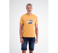 T-Shirt LERROS "T-Shirt mit Brustprint und Rundhalsausschnitt", Jungen, Gr. XL, dull peach, 100% Baumwolle, Rundhals, Shirts T-Shirt (40615067-XL) dull peach