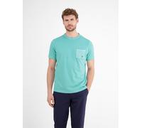 T-Shirt LERROS "T-Shirt mit Brusttasche", Herren, Gr. S, coastal blau, 100% Baumwolle, Rundhals, Shirts T-Shirt (21748526-S) coastal blau