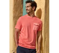 LERROS T-Shirt mit O-Neck und Brusttasche - Vivid Red M