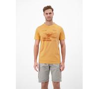 LERROS T-Shirt mit O-Neck und Frontprint - Dull Peach XXL