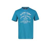 T-Shirt LERROS "T-Shirt mit Outdoorprint in Großen Größen", Herren, Gr. 5XL, swedish blau, 100% Baumwolle, Rundhals, Shirts T-Shirt (39467263-5XL) swedish blau