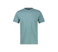 T-Shirt LERROS, Herren, Gr. XL, arctic blau, Single Jersey, Obermaterial: 100% Baumwolle, unifarben, regular fit hüftlang, Rundhals, abgesteppt, Shirts T-Shirt, im Basic-Look (48670757-XL) arctic blau