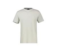 T-Shirt LERROS, Herren, Gr. L, pearl grau, Single Jersey, Obermaterial: 100% Baumwolle, unifarben, regular fit hüftlang, Rundhals, abgesteppt, Shirts T-Shirt, im Basic-Look (25294308-L)