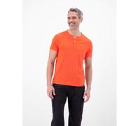 T-Shirt LERROS "T-Shirt mit Rundhalsausschnitt und Knopfleiste", Jungen, Gr. 3XL, vivid rot, 100% Baumwolle, Rundhals, Shirts T-Shirt (78213128-XXXL) vivid rot