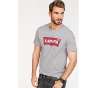 Levi's Herren-T-Shirt Graphic Set-In Neck – Batwing-Logo, Grau, 100% Baumwolle, XXL