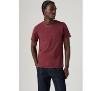 Levi's Herren T-Shirt Classic Pocket mit Brusttasche, Standard Fit, Rot (Tawny Port), S
