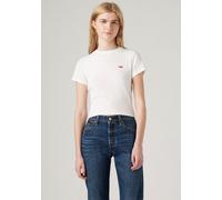 Levi's® Slim Fit T-Shirt mit Label-Patch in Weiss, Größe M