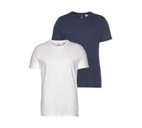 Levi's Perfect Slim T-Shirt marineblau weiß (2er-Pack) - S