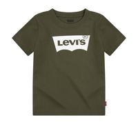 T-Shirt LEVI'S KIDS "BATWING TEE", Jungen, Gr. 9M74, olive night, Single Jersey, Obermaterial: 100% Baumwolle, Basic schmal hüftlang, Rundhals, gerader Abschluss, Shirts T-Shirt, Baby UNISEX (24555340