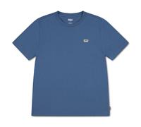 T-Shirt LEVI'S KIDS "LVB BATWING CHEST HIT", Jungen, Gr. 6 (116), blau (moonlight blau), Single Jersey, Obermaterial: 100% Baumwolle, Basic schmal hüftlang, Rundhals, abgesteppte Kante, Shirts T-Shirt