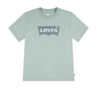 T-Shirt LEVI'S KIDS "LVB BATWING TEE", Jungen, Gr. 12 (152), cameo grün, Single Jersey, Obermaterial: 100% Baumwolle, bedruckt, Basic schmal hüftlang, Rundhals, gerader Abschluss, Shirts T-Shirt, for
