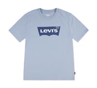 T-Shirt LEVI'S KIDS "LVB BATWING TEE", Jungen, Gr. 14 (164), chambray blau levi's, Single Jersey, Obermaterial: 100% Baumwolle, bedruckt, Basic schmal hüftlang, Rundhals, gerader Abschluss, Shirts T-S