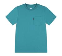 T-Shirt LEVI'S KIDS "LVB SUNSET POCKET TEE", Jungen, Gr. 4 (104), grün (porcelain gr), Jersey, Obermaterial: 60% Baumwolle, 40% Polyester, Rundhals, Shirts T-Shirt (26225902-4) porcelain gr