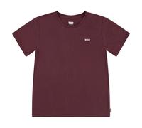T-Shirt LEVI'S KIDS "LVG BATWING CHEST HIT TEE", Mädchen, Gr. 12 (152), chocolate truffle, Jersey, Obermaterial: 100% Baumwolle, unifarben, Basic schmal hüftlang, Rundhals, abgesteppte Kante, Shirts T