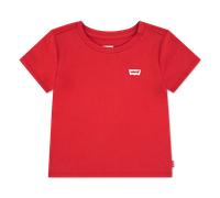 T-Shirt LEVI'S KIDS "LVG BATWING CHEST HIT TEE", Mädchen, Gr. 4 (104), rot (mars rot), Jersey, Obermaterial: 100% Baumwolle, Basic schmal hüftlang, Rundhals, abgesteppte Kante, Shirts T-Shirt, mit Log