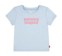T-Shirt LEVI'S KIDS "LVG BATWING TEE", Mädchen, Gr. 18M (86), blau (country air), Jersey, Obermaterial: 100% Baumwolle, Basic schmal hüftbedeckend, Rundhals, Shirts T-Shirt, mit LEVIS-Print - for BABY