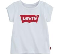 T-Shirt LEVI'S KIDS "LVG BATWING TEE", Mädchen, Gr. 3/62, rot (rot, weiß), Jersey, Obermaterial: 60% Baumwolle, 40% Polyester, bedruckt, Basic schmal hüftbedeckend, Rundhals, Shirts T-Shirt, mit LEVIS